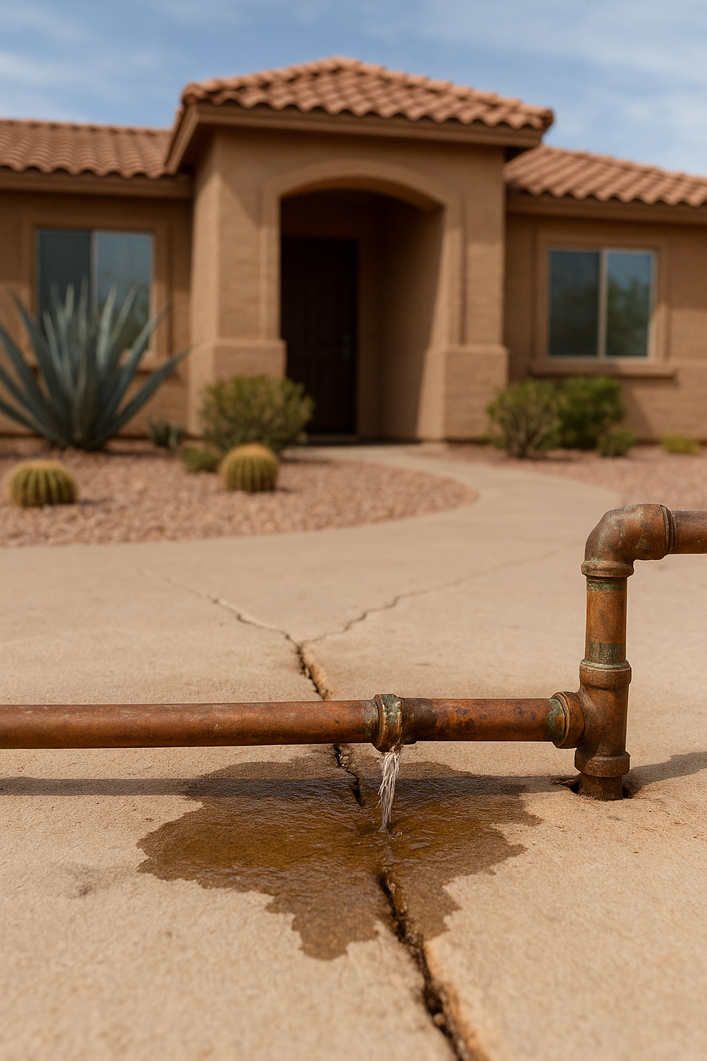 Slab Leaks in Phoenix: Why Desert Homes Get Them and How to Catch One Early